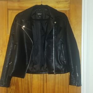 Top Shop Faux Leather Jacket